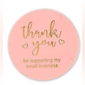 150 Thank You for Supporting My Business Stickers, Supplies
